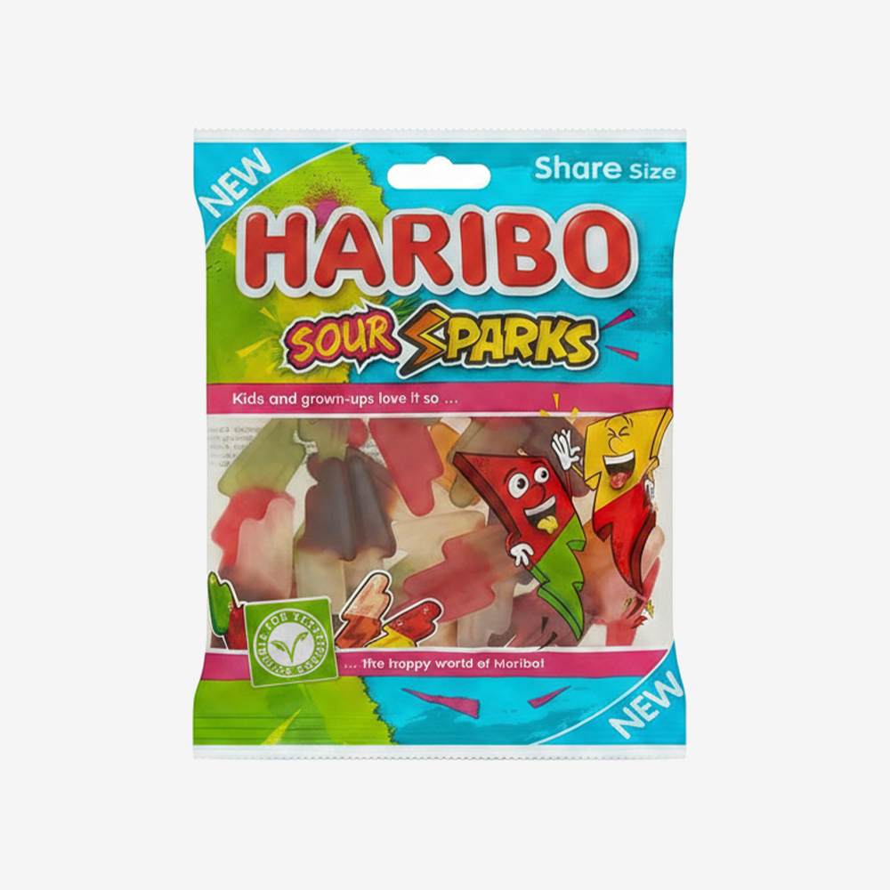 Gomitas Sour Sparks Haribo 140 g