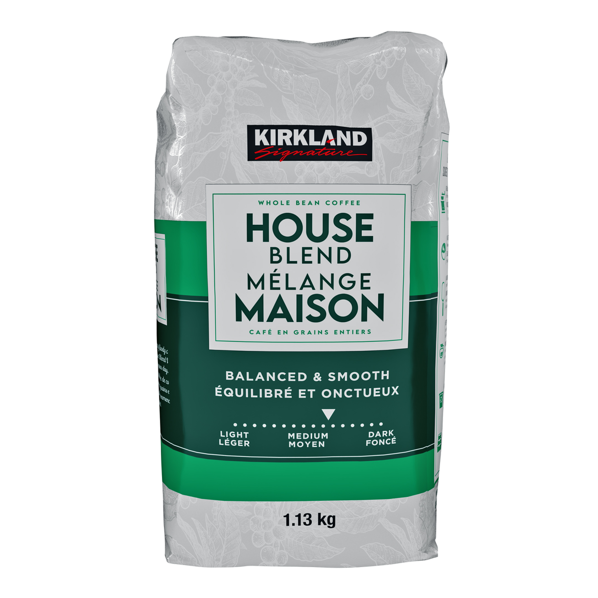 Café House Blend Grano Entero Kirkland 1.13 kg