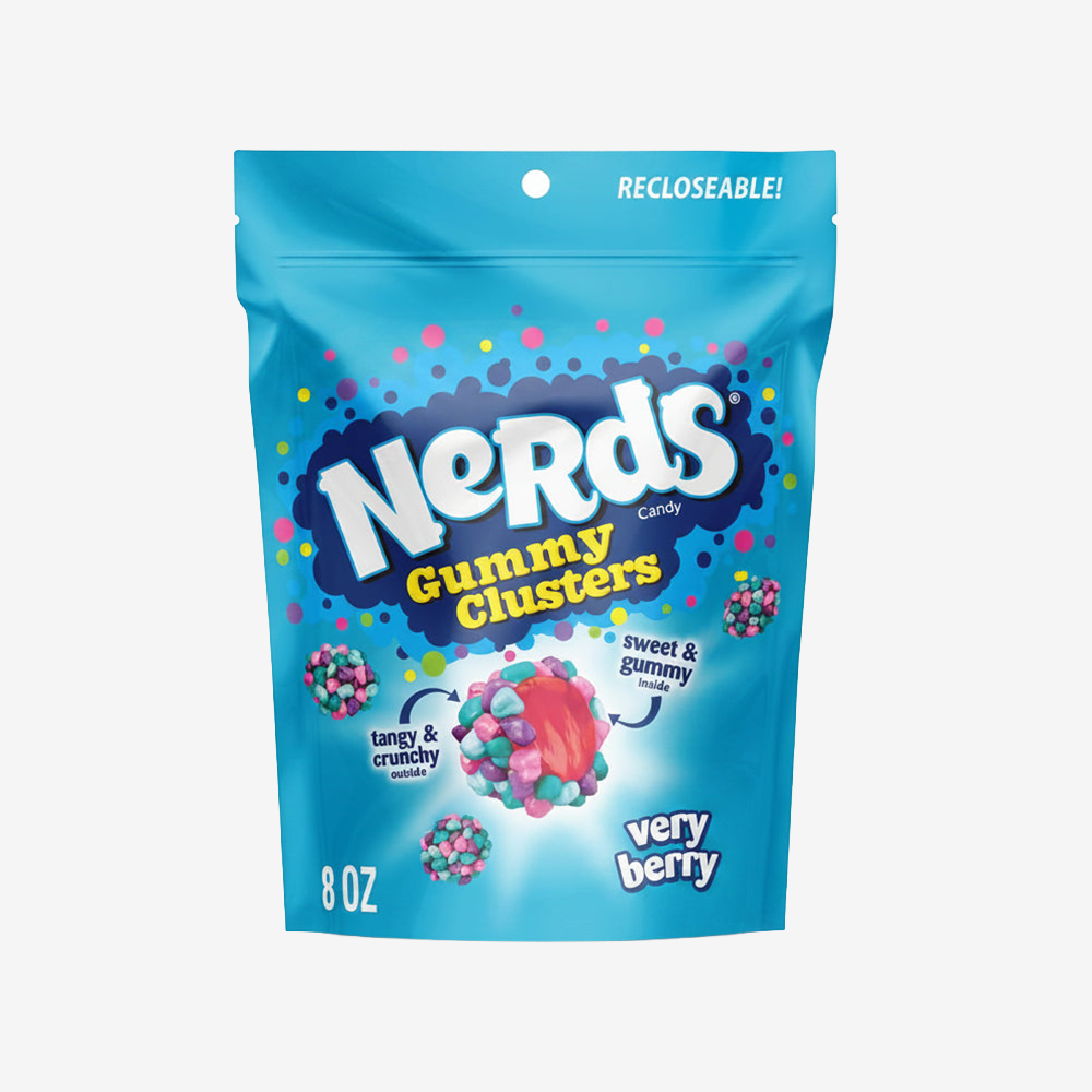 Caramelos Gummy Clusters Very Berry Nerds 227 g