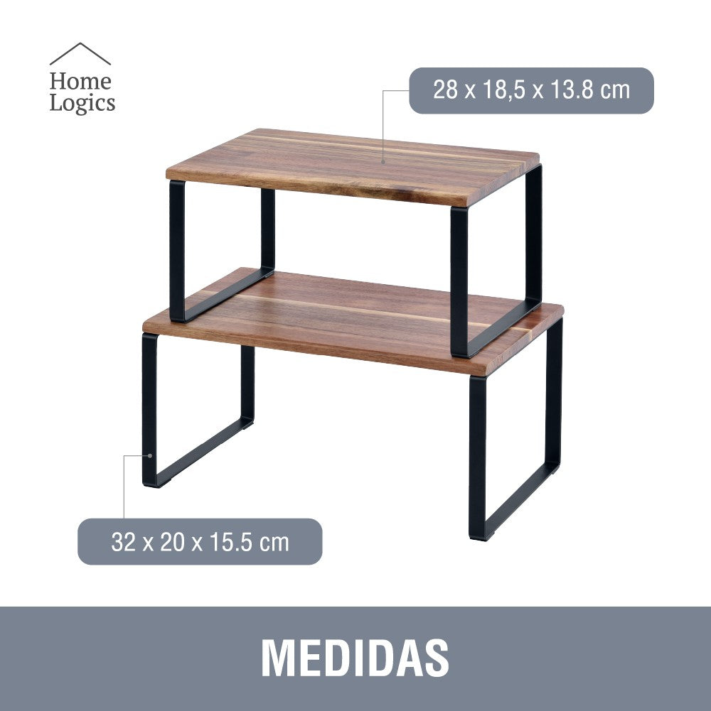 Estantes Organizadores 2 Repisas Home Logics 2 un