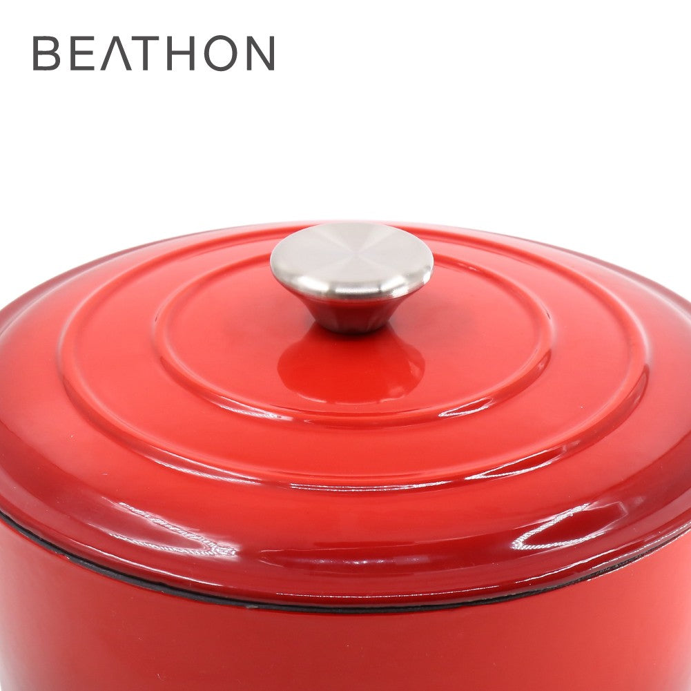 Olla Hierro Fundido Dutch Oven Red Beathon 1 un