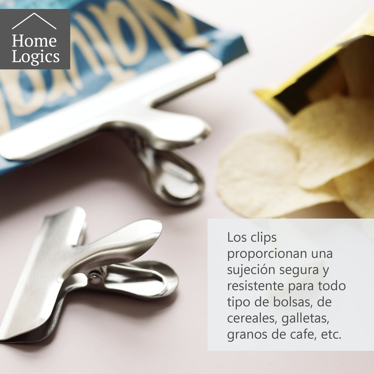 Set 3 Clips Multifuncionales Home Logics 1 un