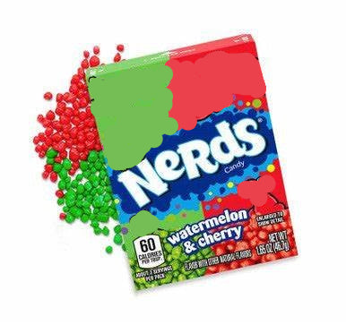 Dulces Cereza Melón Nerds 36 x 47 g