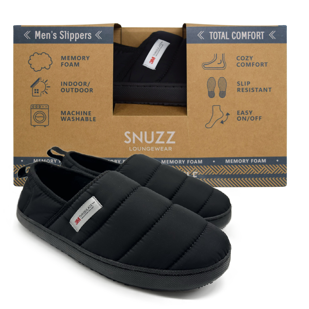 Pantuflas Hombre Malmo Black Snuzz 1 un
