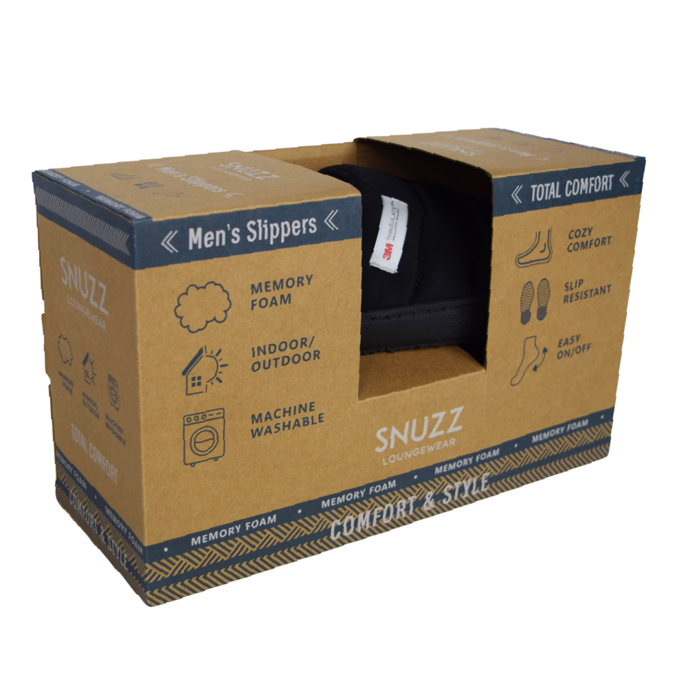 Pantuflas Hombre Malmo Black Snuzz 1 un