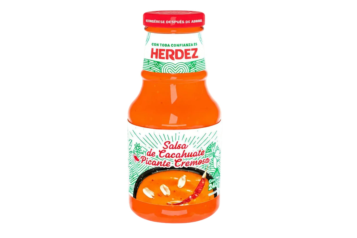 Salsa Cacahuate Picante Cremosa Herdez 240 g