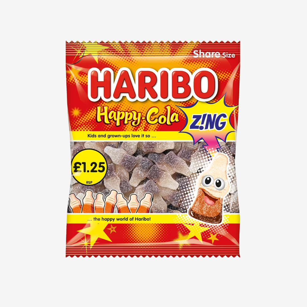 Gomitas Happy Cola Zing Haribo 140 g