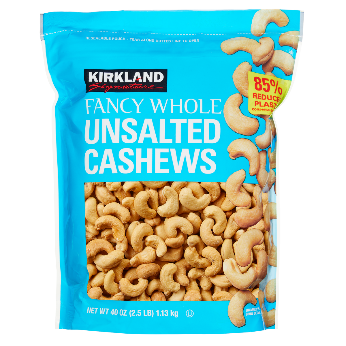 Castañas de Cajú Fancy Enteras sin Sal Kirkland