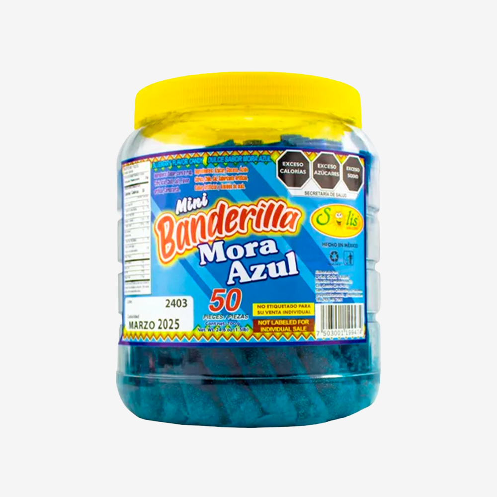 Dulce Banderilla Mora Azul Solis 50 un