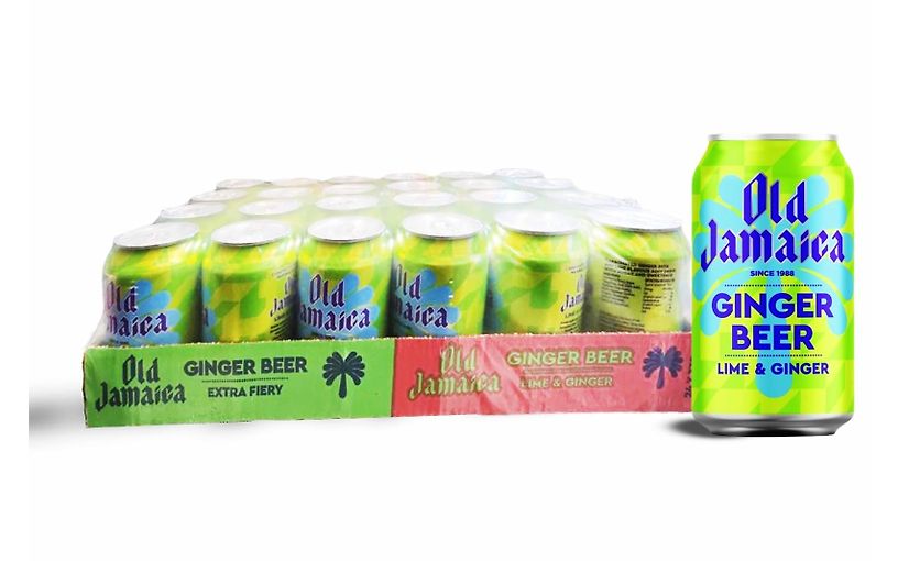 Bebida Ginger Beer Lima & Jengibre Lata Old Jamaica 24 x 330 ml