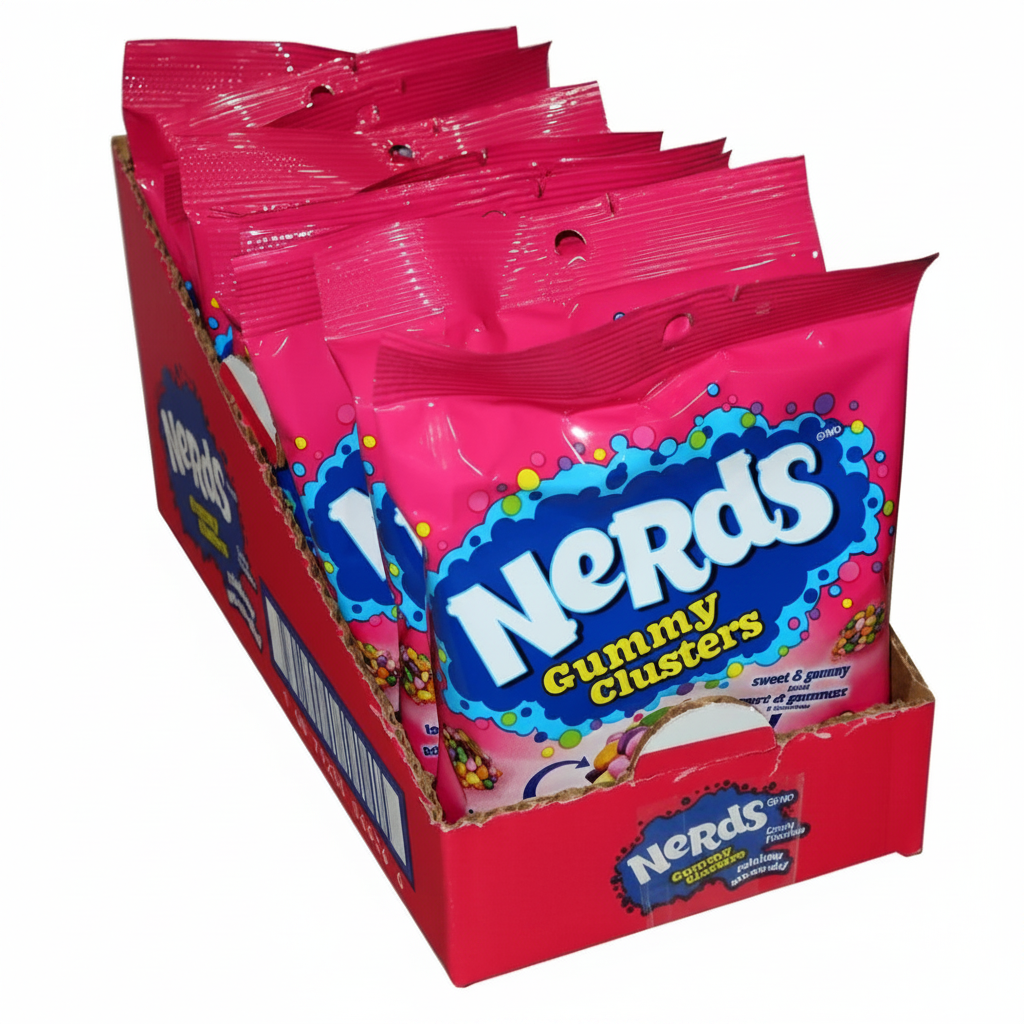 Caramelos Gummy Clusters Nerds 10 un x 142 g