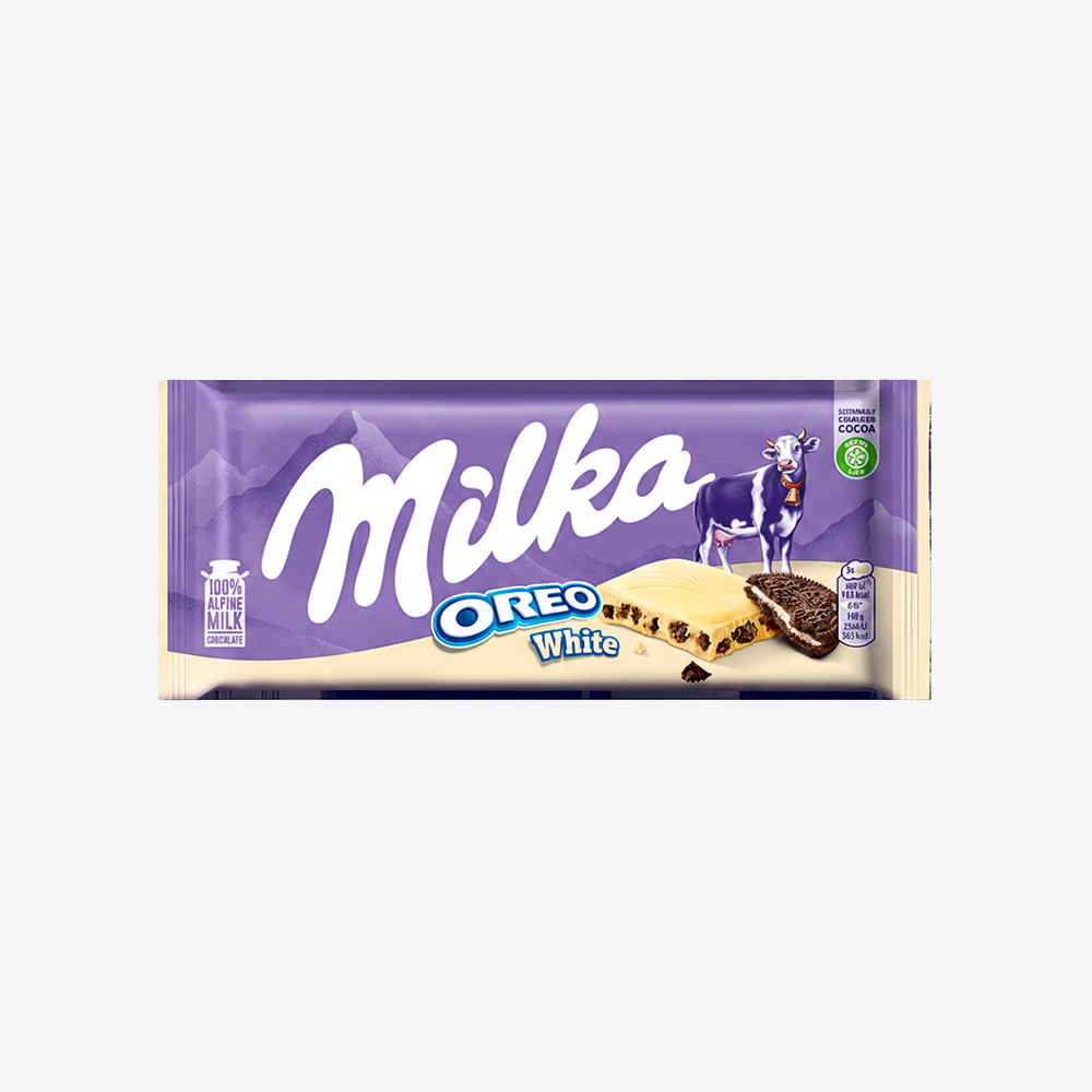 Chocolate Blanco Oreo Milka 100 g