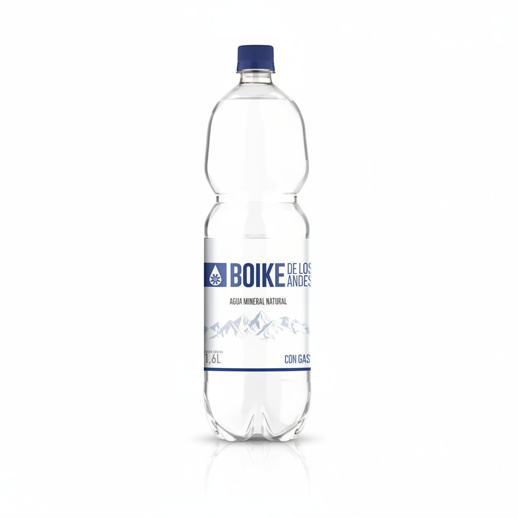 Agua Mineral con Gas 1600 cc Boike