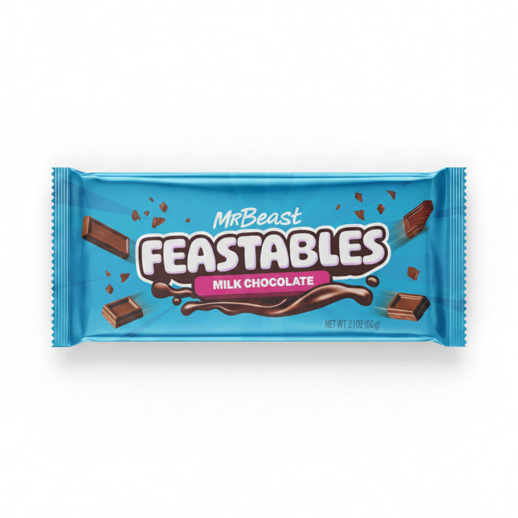 Barrita Mr. Beast Chocolate Leche Feastables 60 g