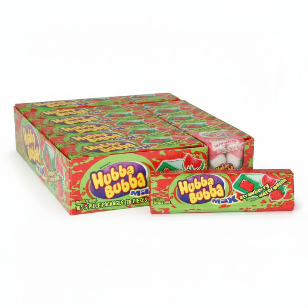 Chicle Hubba Bubba Frutilla y Sandía Max Wrigley's 18 x 40 g