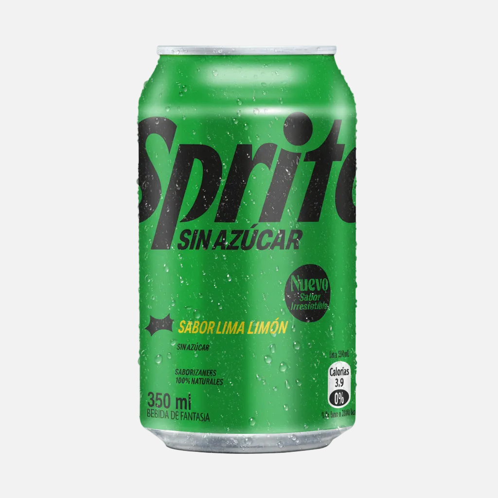 Bebidas sin Azúcar Lata Sprite 6 un x 350 ml