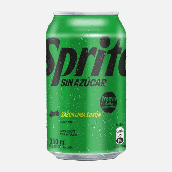 Bebida sin Azúcar Lata Sprite 350 ml