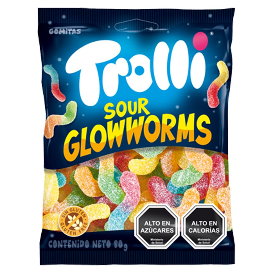 Gomitas Gusanitos Ácidos Trolli 80 g