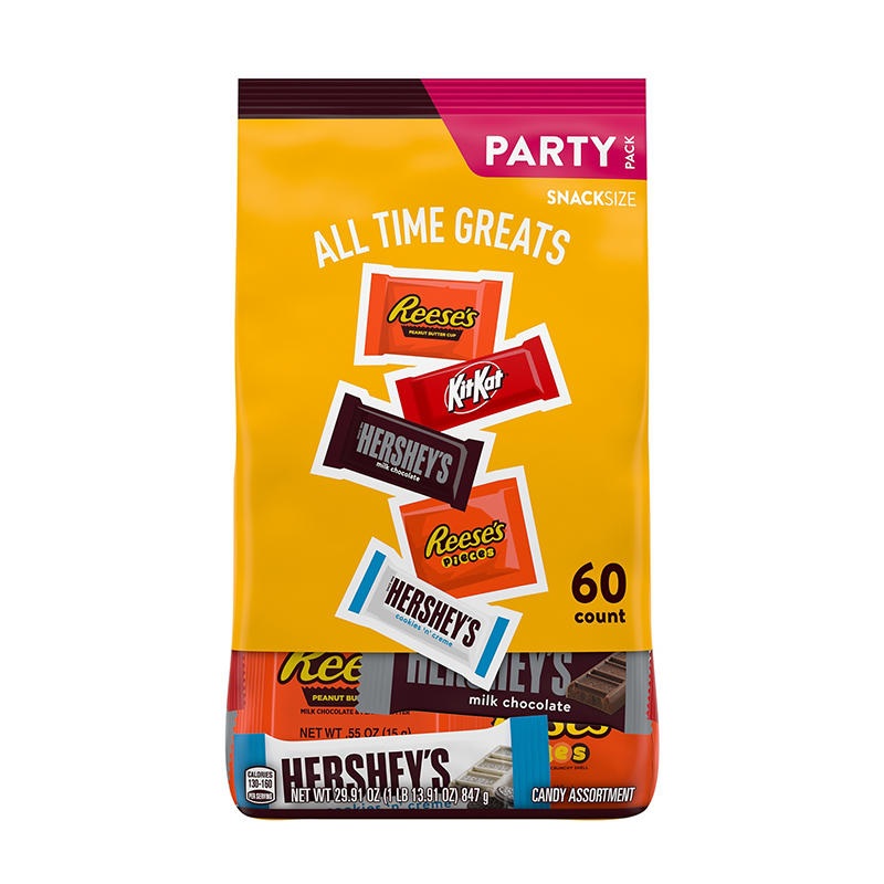 Hershey's All Time Greats, Snack Size Variety Bag 60 ct, 847 g