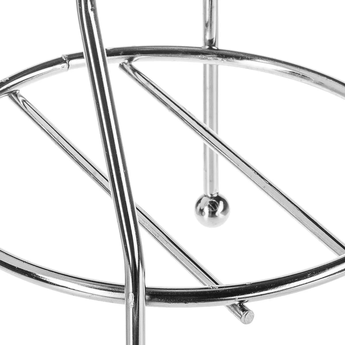 Portarrollos Con Reserva Papel Higiénico Plateado 5Five 1 un