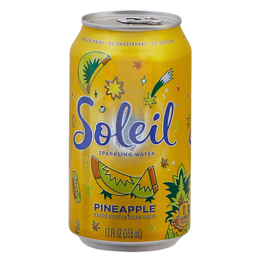 Agua Saborizada con Gas Piña Soleil 355 ml