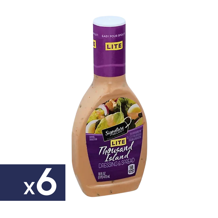 Aderezo Thousand Island Lite Signature Select 6 x 473 ml