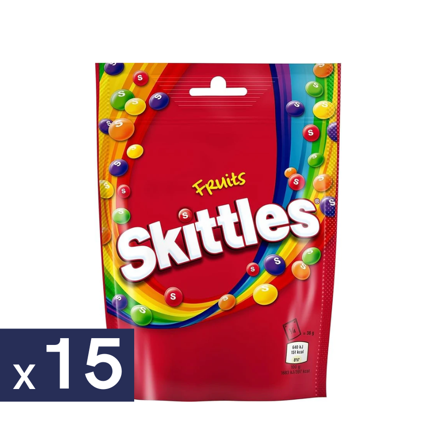 Masticables Original Pouch Skittles 15 x 136 g