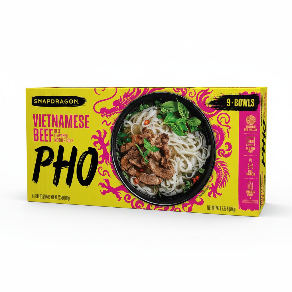 Caldo Pho Vietnamita Carne Snapdragon 9 x 87 g