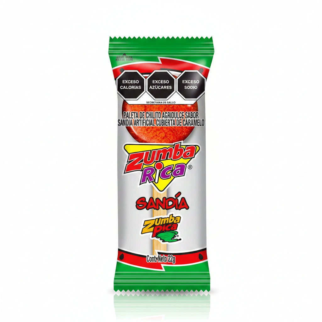 Paleta Rica Sandía Zumba 12 x 22 g