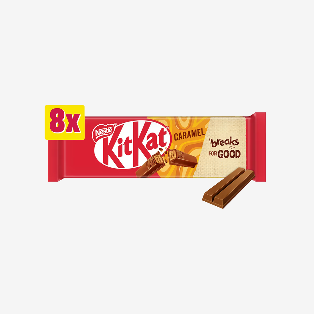 Chocolate Caramelo 2 Fingers 8 Pack Kit Kat 165,6 g