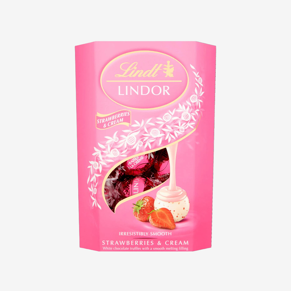 Chocolate Trufas Frutillas Crema Lindt 200 g