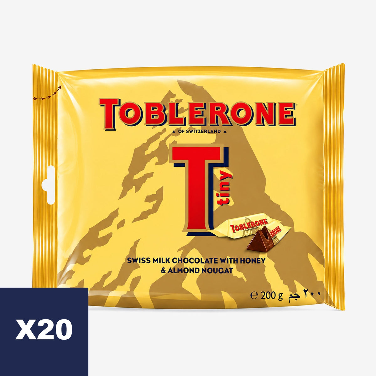 Chocolate Leche Tiny Toblerone 20 x 200 g
