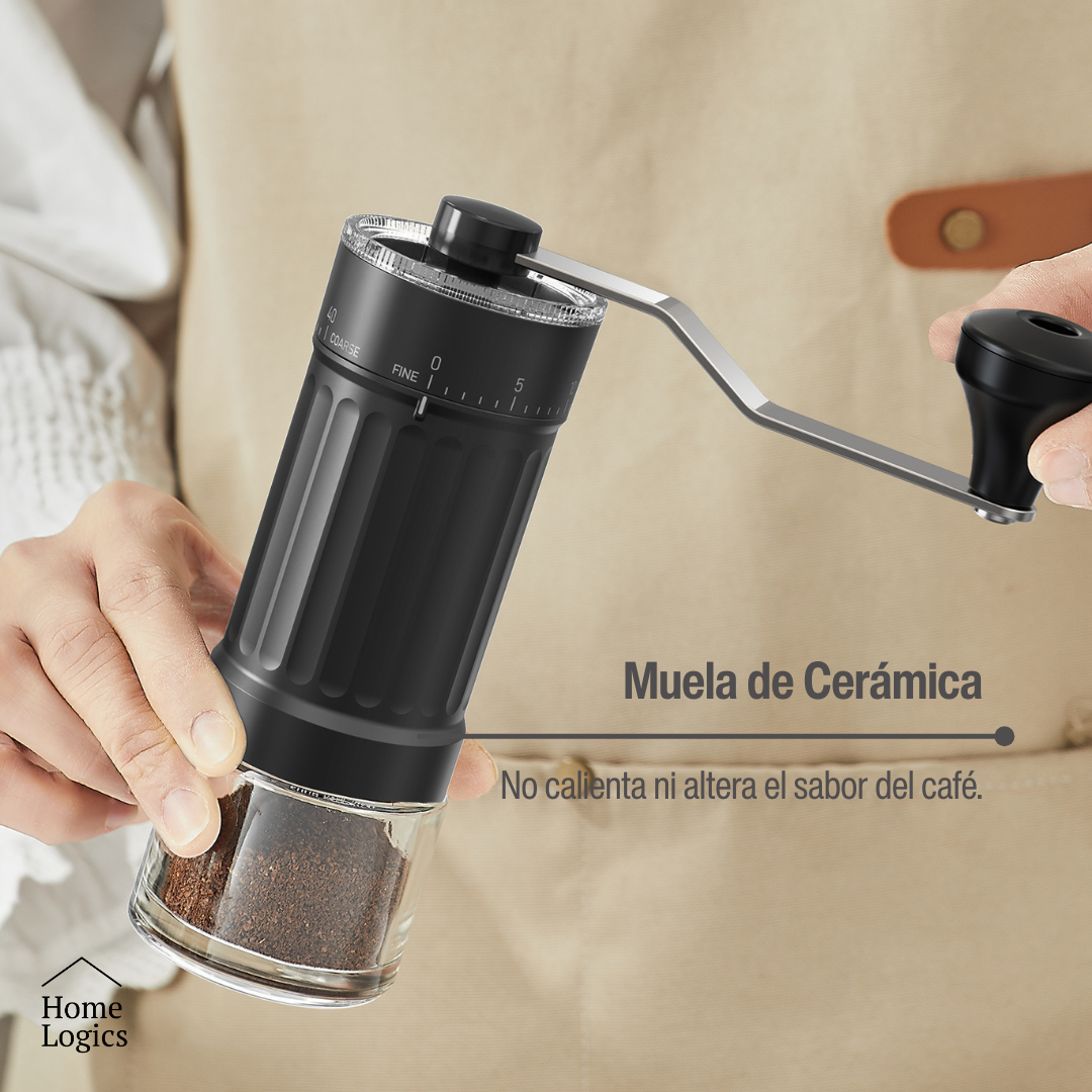 Molinillo Manual de Café con Grosor Regulable Home Logics 1 un