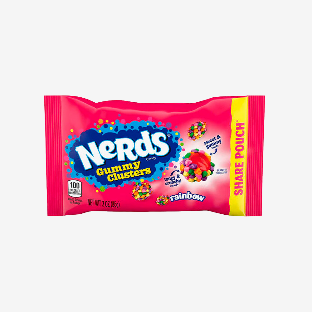 Caramelos Gummy Clusters Rainbow Nerds 85 g