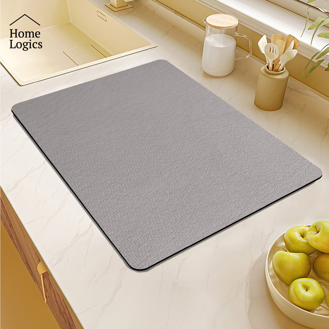 Mat Secador Platos Gray 2,5 mm Home Logics 1 un