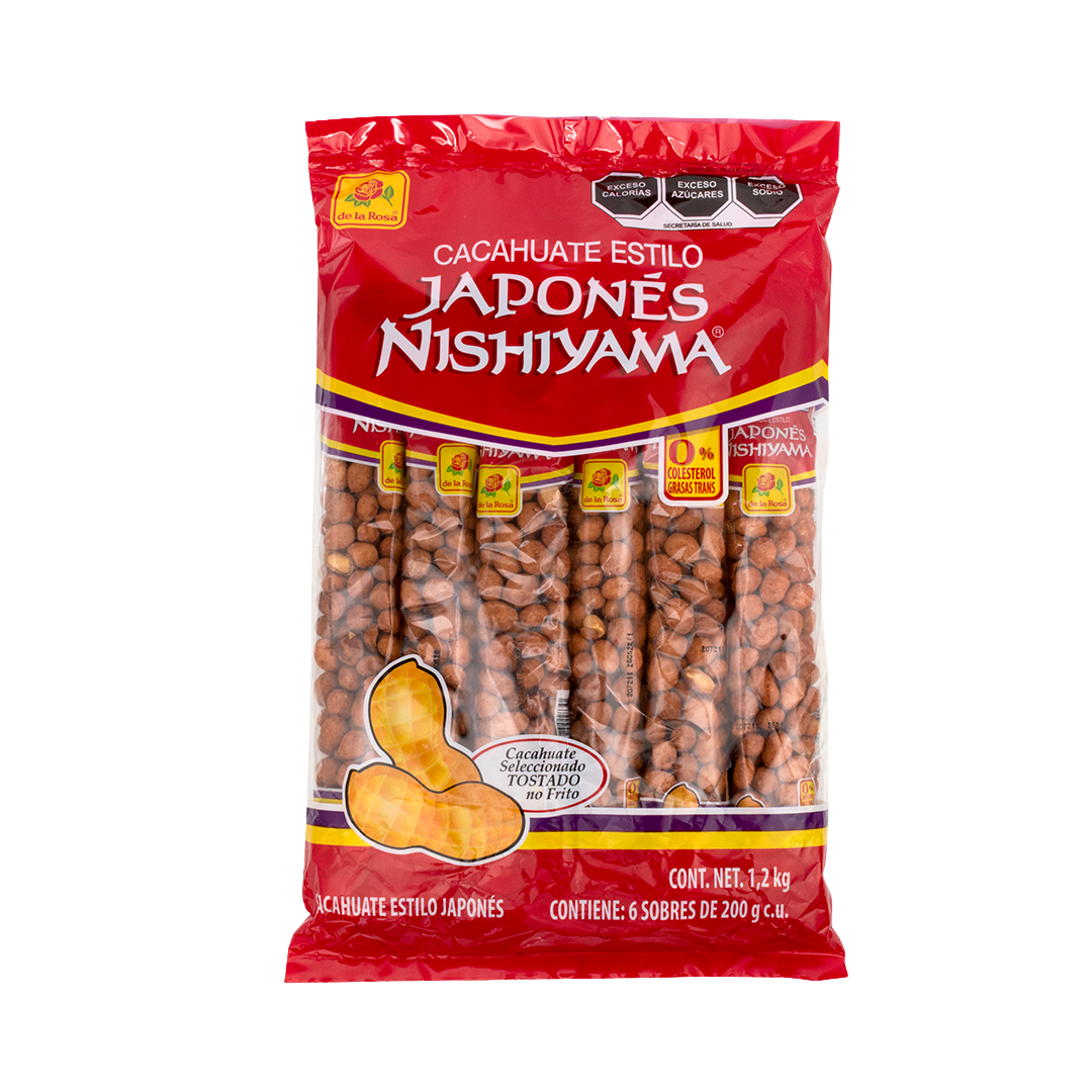 Maní Japonés De La Rosa 6 x 200 g