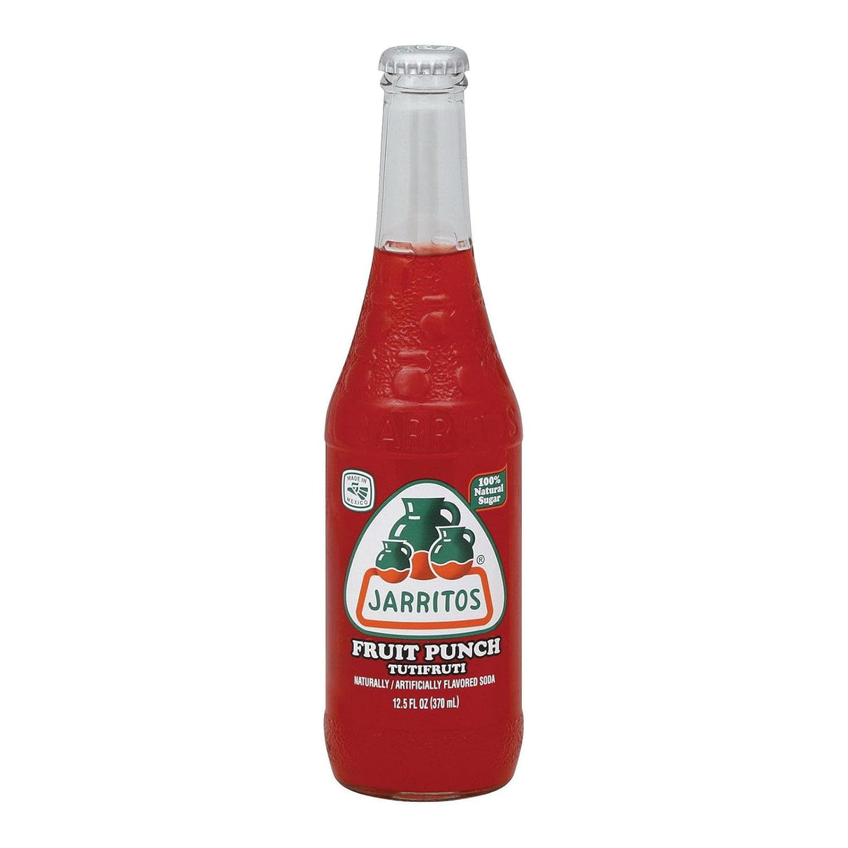 Bebida Botella Vidrio Ponche de Frutas Jarritos 370 ml