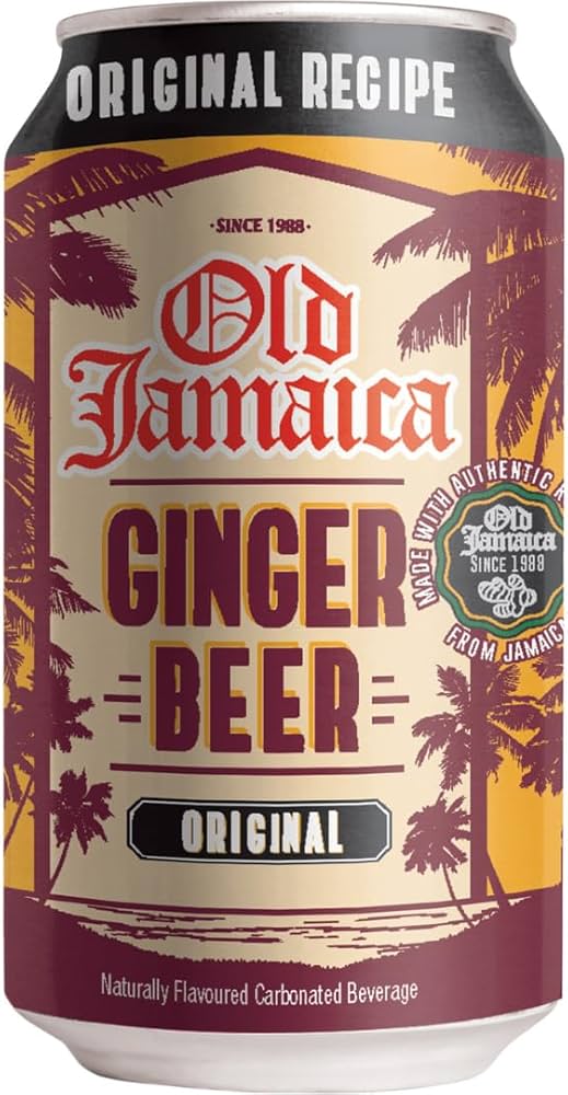 Bebida Ginger Beer Extra Picante Lata Old Jamaica 24 x 330 ml