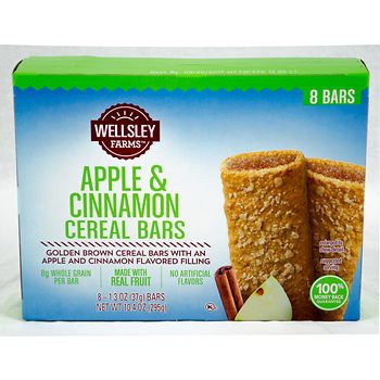 Barritas de Cereal y Frutas Variedades Wellsley Farms 48 un