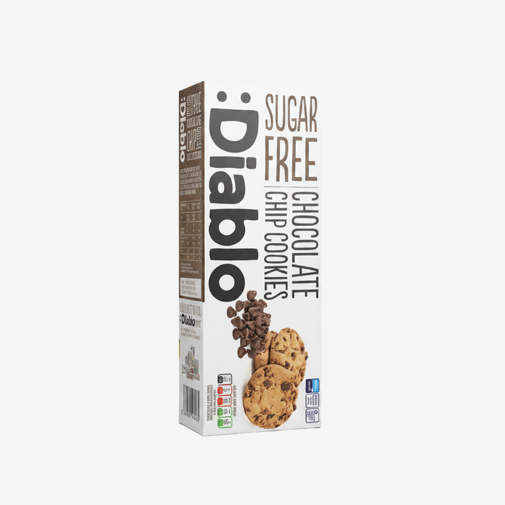 Galletas Chips Chocolate sin Azúcar :Diablo 130 g
