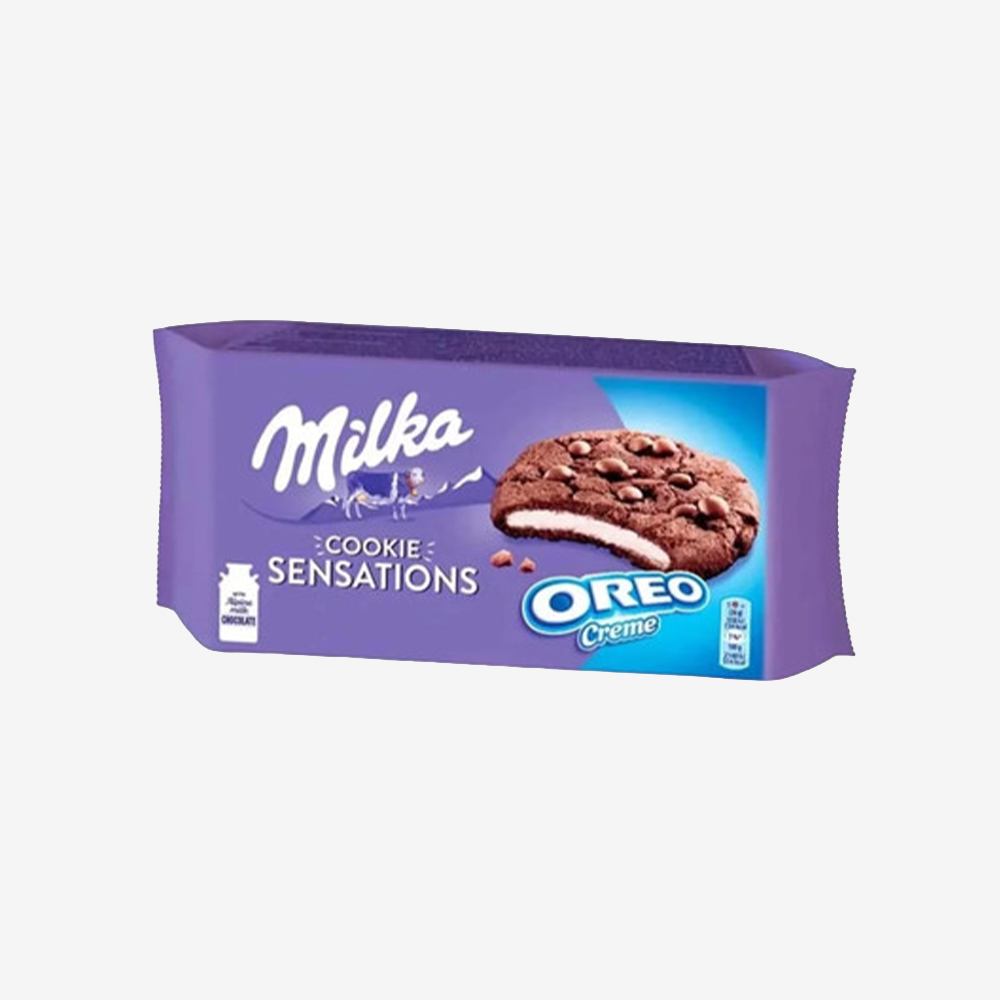 Galletas Cookie Sensations Crema Oreo Milka 156 g
