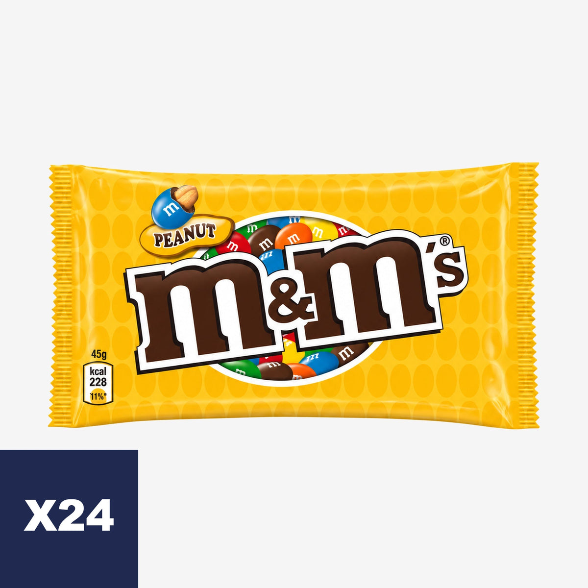 Chocolate Maní Bolsa M&M 24 x 45 g