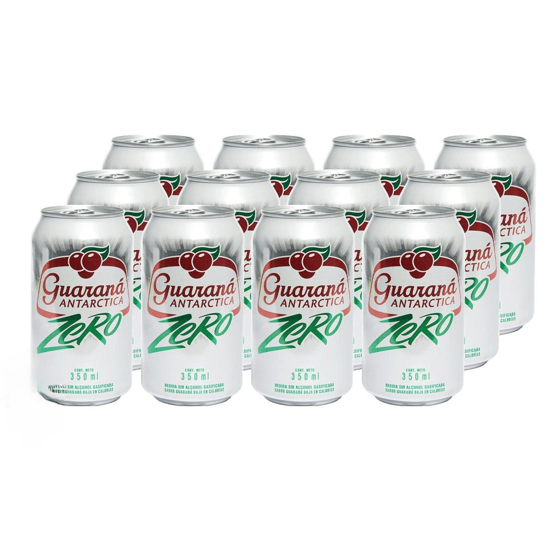 Bebida Guaraná Zero Antarctica 12 x 350 ml