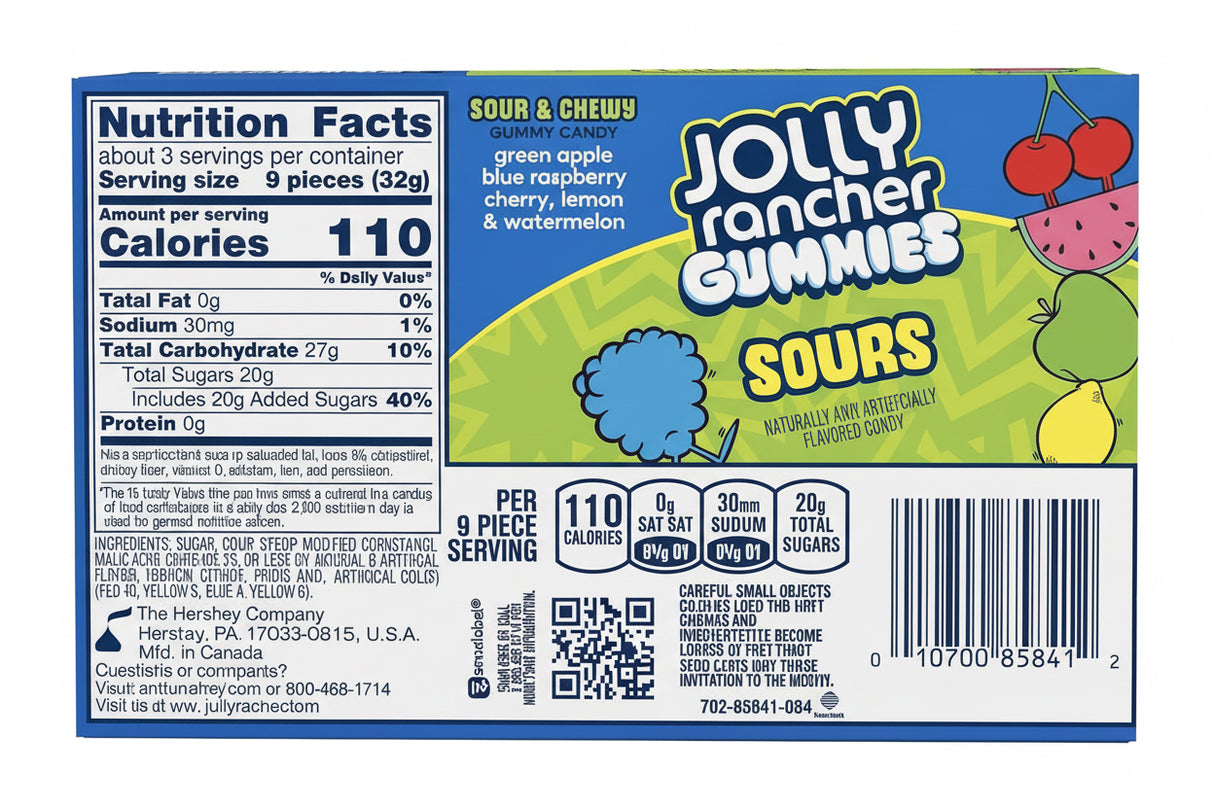 Gomitas Ácidas Jolly Rancher 99 g