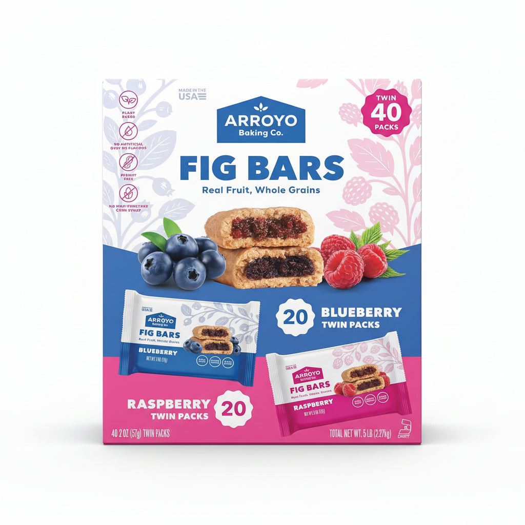 Barras de Higo Variedades Arroyo Baking Co. 40 x 57 g