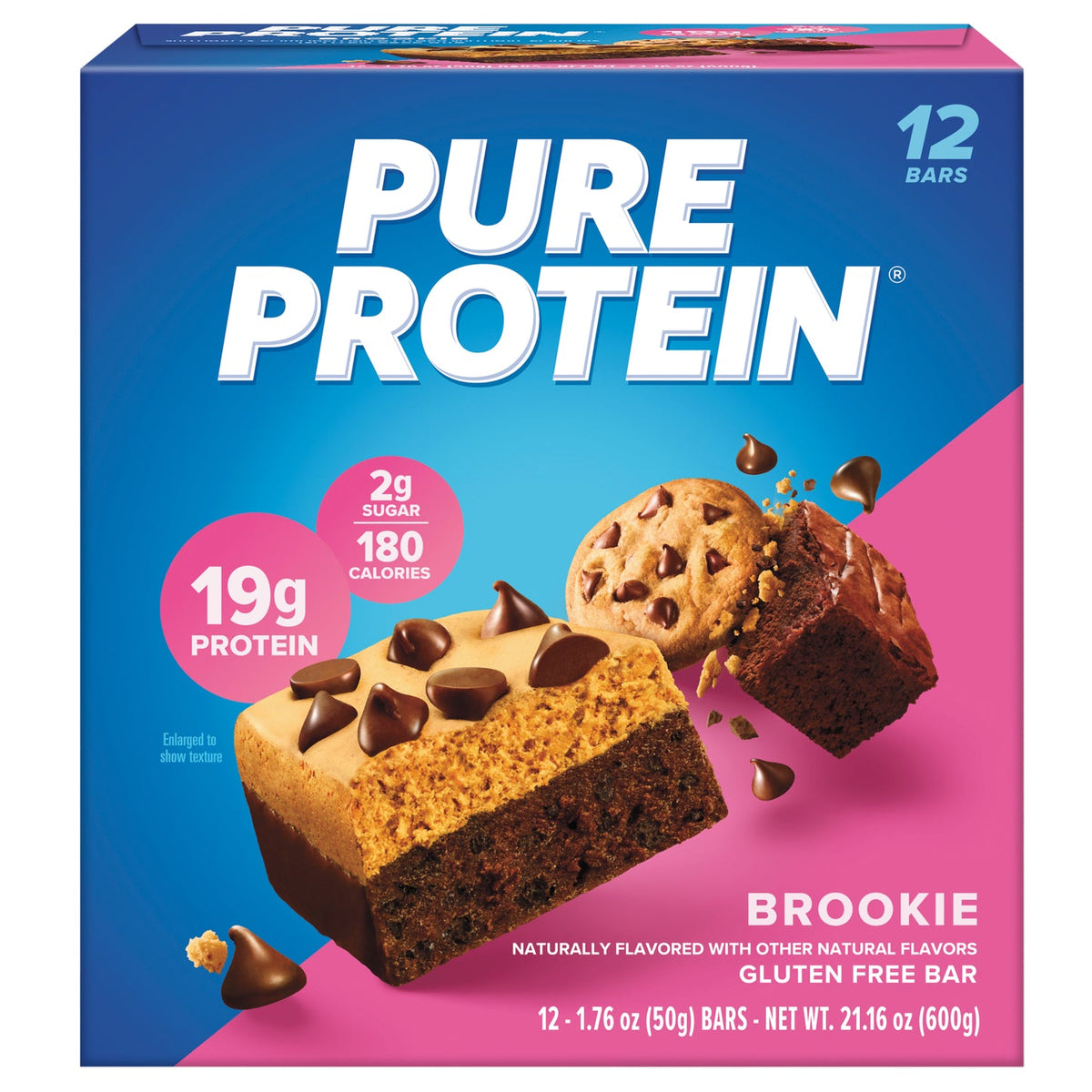 Barrita de Proteína Brookie Pure Protein 12 x 50 g