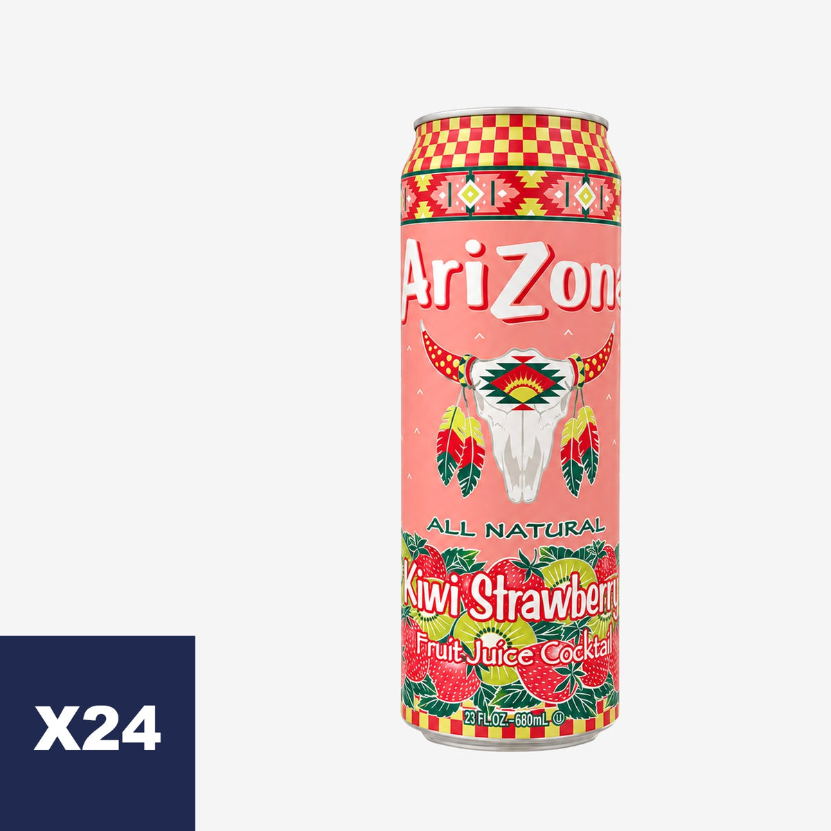 Néctar Kiwi Frutilla Arizona 24 x 650 ml