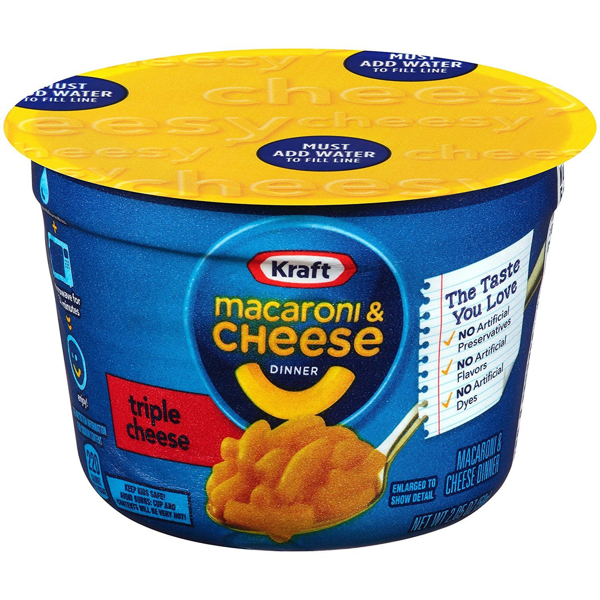 Macarrones con Queso Pocillo Kraft 58 g