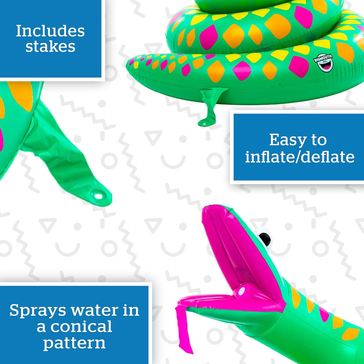 Aspersor 102 X 102 X 122 Cm Big Hugs And Hisses Big Mouth 1 un