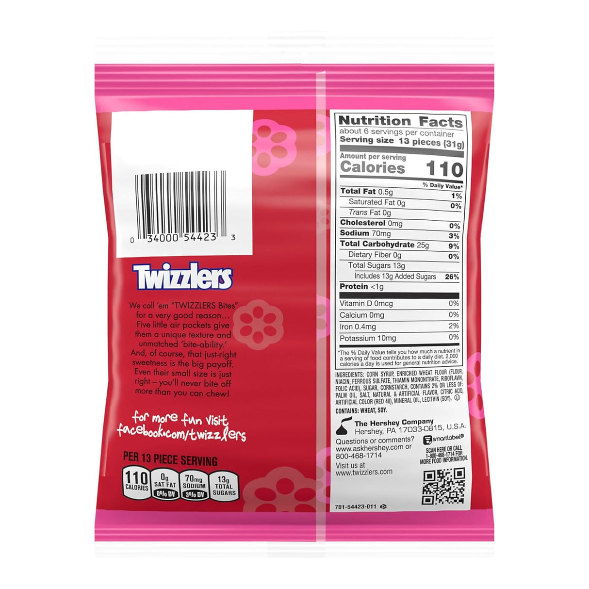 Gomitas Cherry Bites Twizzlers 198 g